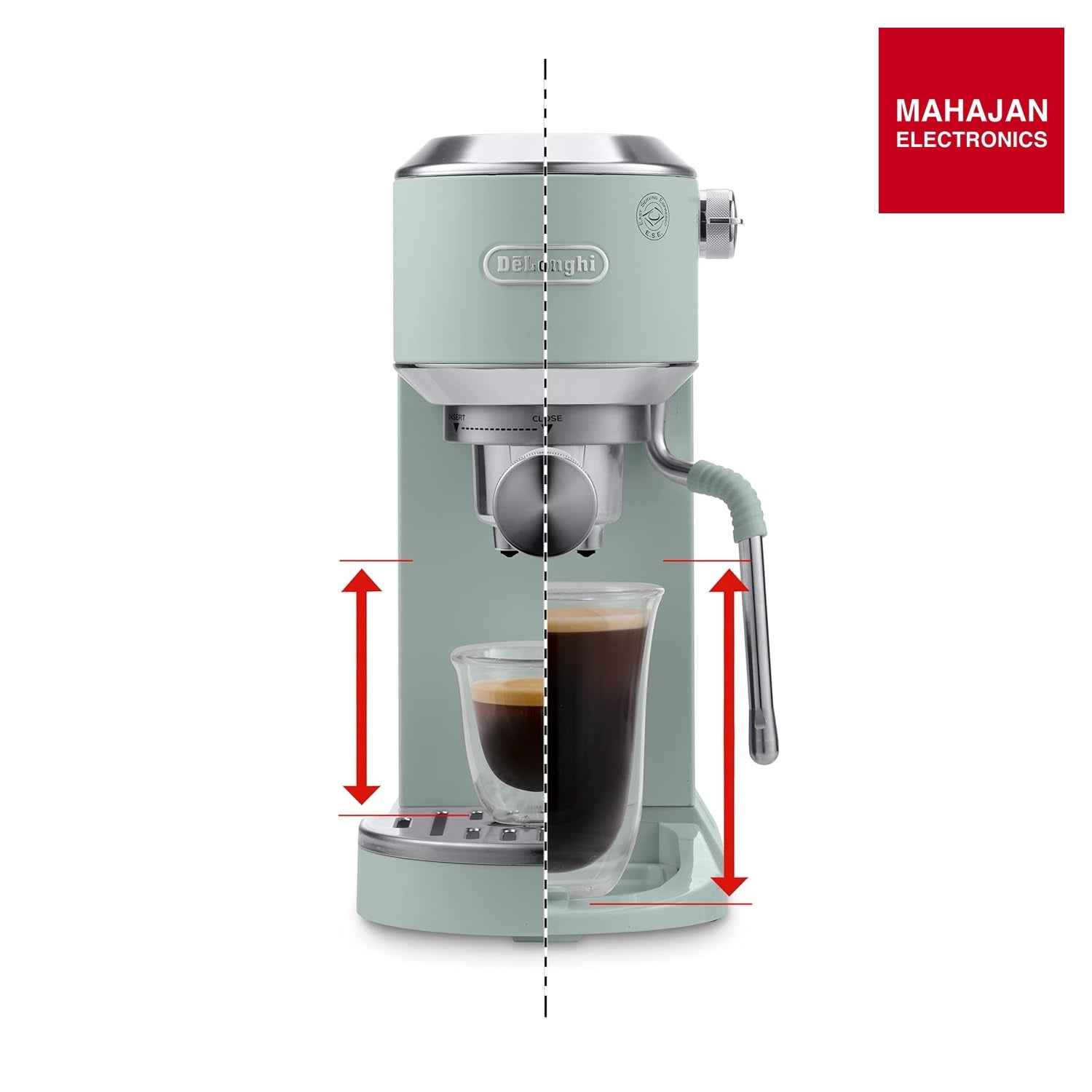 De’Longhi Dedica Duo EC890.GR Barista Coffee Machine with Pump, Espresso and Cold Brew, Manual Coffee Machine – Mahajan Electronics Online.