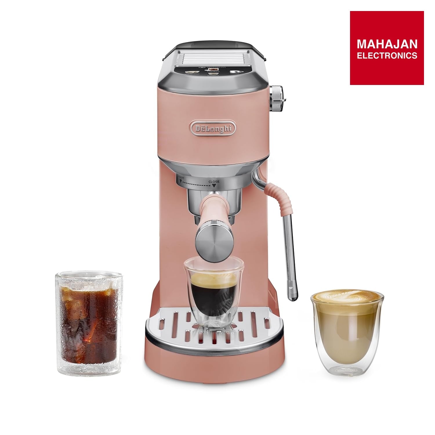 De’Longhi Dedica EC890.PK New Espresso machine – Stainless Steel Espresso Maker with Touch Display & Upgraded – Mahajan Electronics Online.
