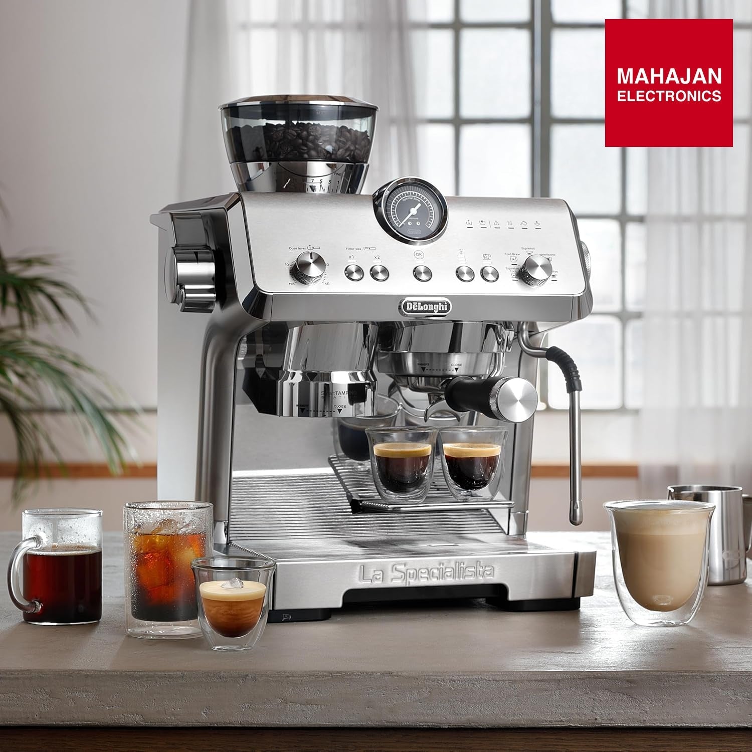 DeLonghi EC9555.M La Specialista Opera Professional Coffee Machine with Cold Brew, Original Italian Brand – Mahajan Electronics Online.