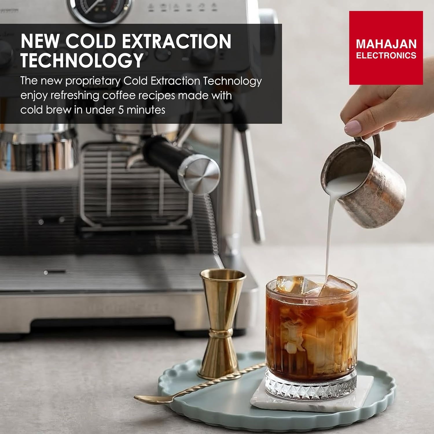 DeLonghi EC9555.M La Specialista Opera Professional Coffee Machine with Cold Brew, Original Italian Brand – Mahajan Electronics Online.