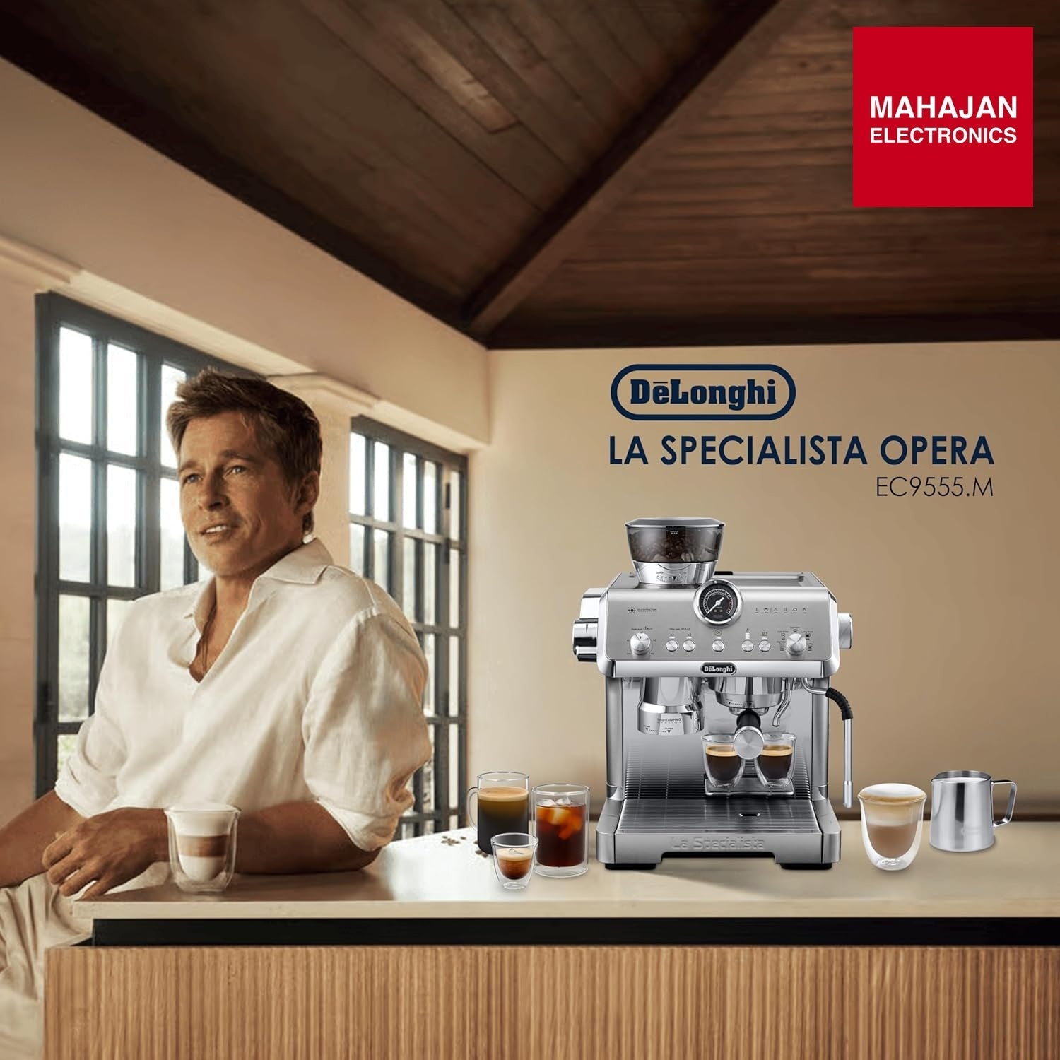DeLonghi EC9555.M La Specialista Opera Professional Coffee Machine with Cold Brew, Original Italian Brand – Mahajan Electronics Online.