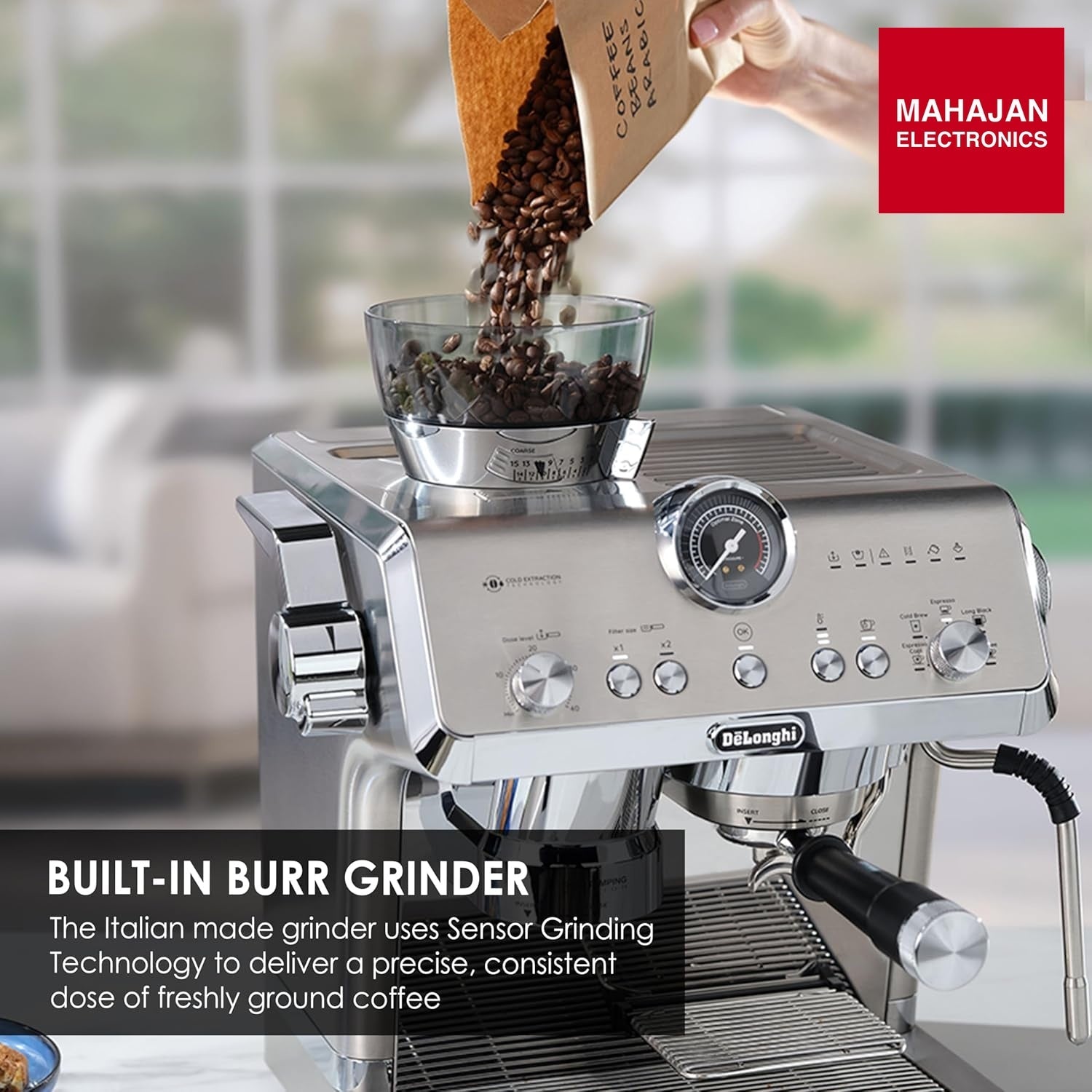 DeLonghi EC9555.M La Specialista Opera Professional Coffee Machine with Cold Brew, Original Italian Brand – Mahajan Electronics Online.