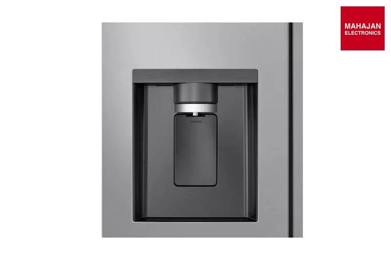 LG GV-F25FFLJB 604L French Door Refrigerator, Water Dispenser, Fresh Converter+, DoorCooling Prime Silver – Mahajan Electronics Online.