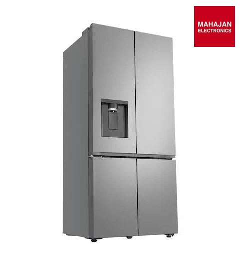 LG GV-F25FFLJB 604L French Door Refrigerator, Water Dispenser, Fresh Converter+, DoorCooling Prime Silver – Mahajan Electronics Online.