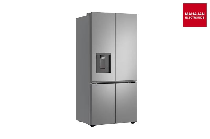 LG GV-F25FFLJB 604L French Door Refrigerator, Water Dispenser, Fresh Converter+, DoorCooling Prime Silver – Mahajan Electronics Online.