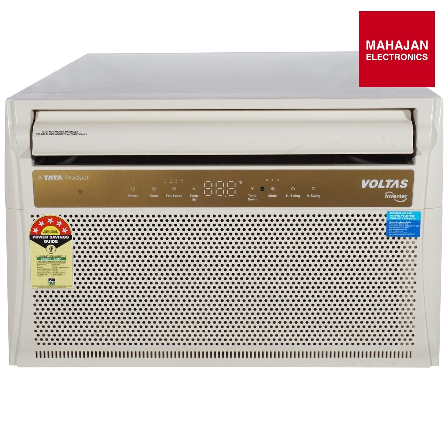 Voltas 185Inv Topaz 1.5 Ton 5 Star (2026) Inverter Window AC – Copper Condenser, R32 Refrigerant, High – Mahajan Electronics Online.
