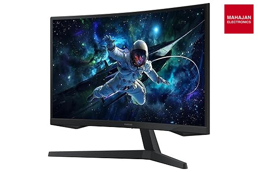 Samsung 27" (68.5cm)LS27CG550EWXXL|Black Odyssey G5 2K Curved Gaming Monitor|QHD 2560 X 1440|1000R – Mahajan Electronics Online.
