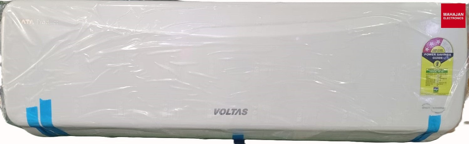 Voltas 183FS PRIME 1.5 Ton 3 Star (2026 Fix Speed)&nbsp; Split AC – Copper Condenser, R32 Refrigerant, White – Mahajan Electronics Online.