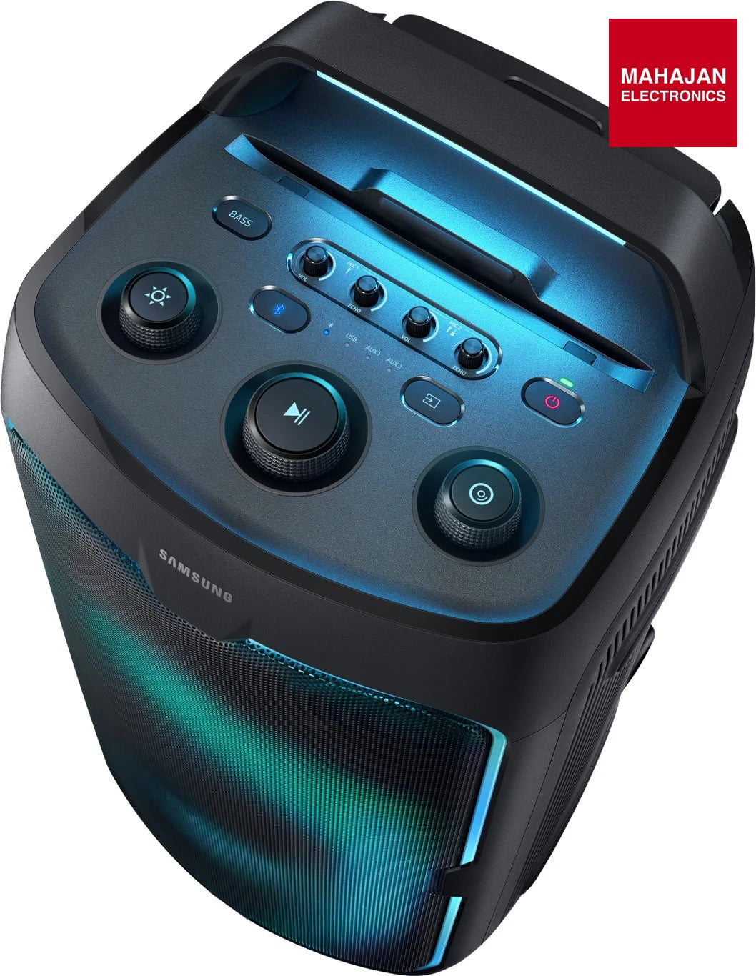 Samsung MX-ST50F/XL 240 W Bluetooth Party Speaker (Black, Stereo Channe) – Mahajan Electronics Online.