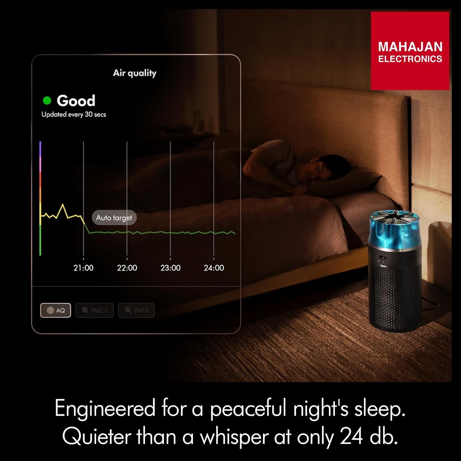 Dyson Hushjet Purifier Compact-HJ10 | Removes 99.97% of pollutants as small as PM 0.3 | Up to 5 year – Mahajan Electronics Online.