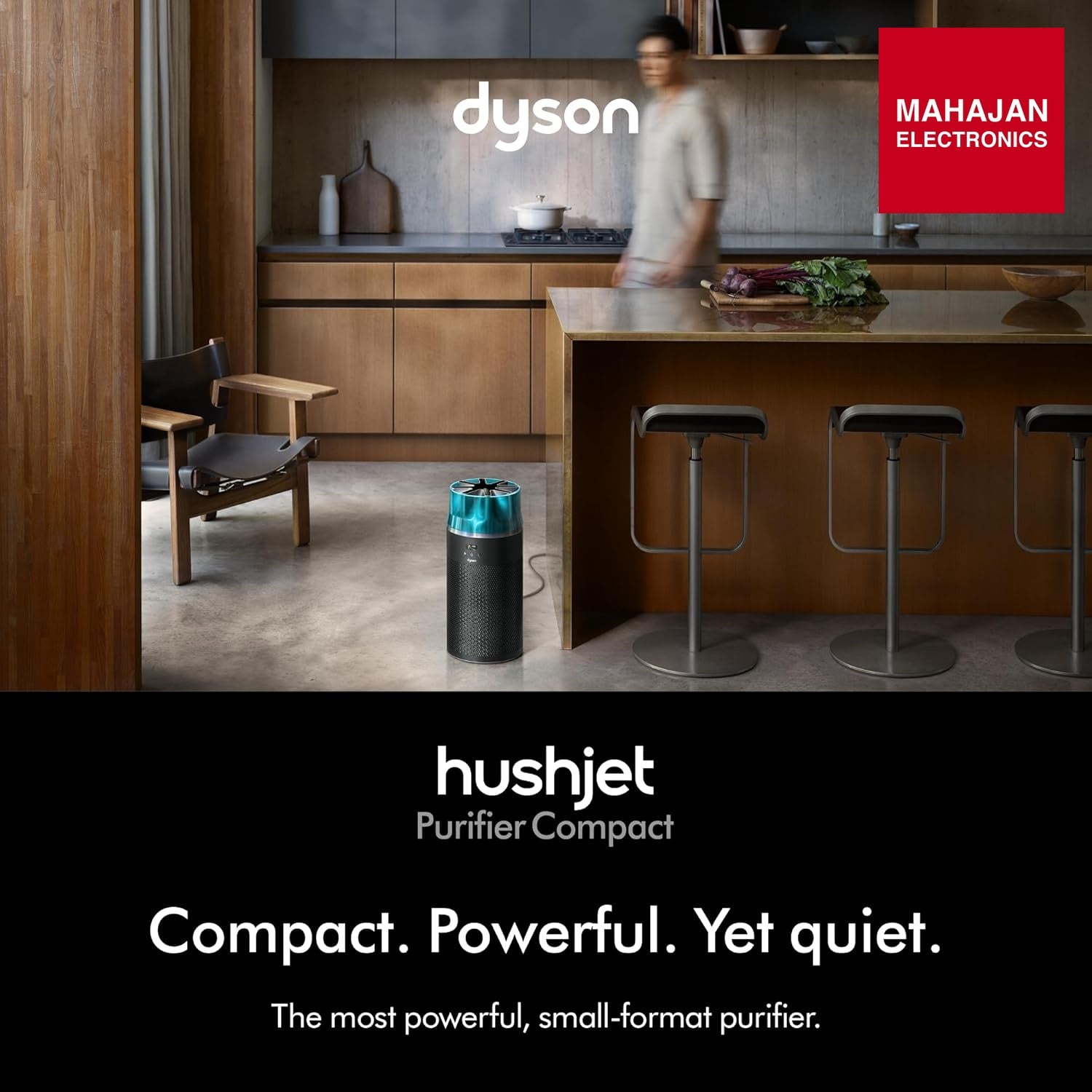 Dyson Hushjet Purifier Compact-HJ10 | Removes 99.97% of pollutants as small as PM 0.3 | Up to 5 year – Mahajan Electronics Online.
