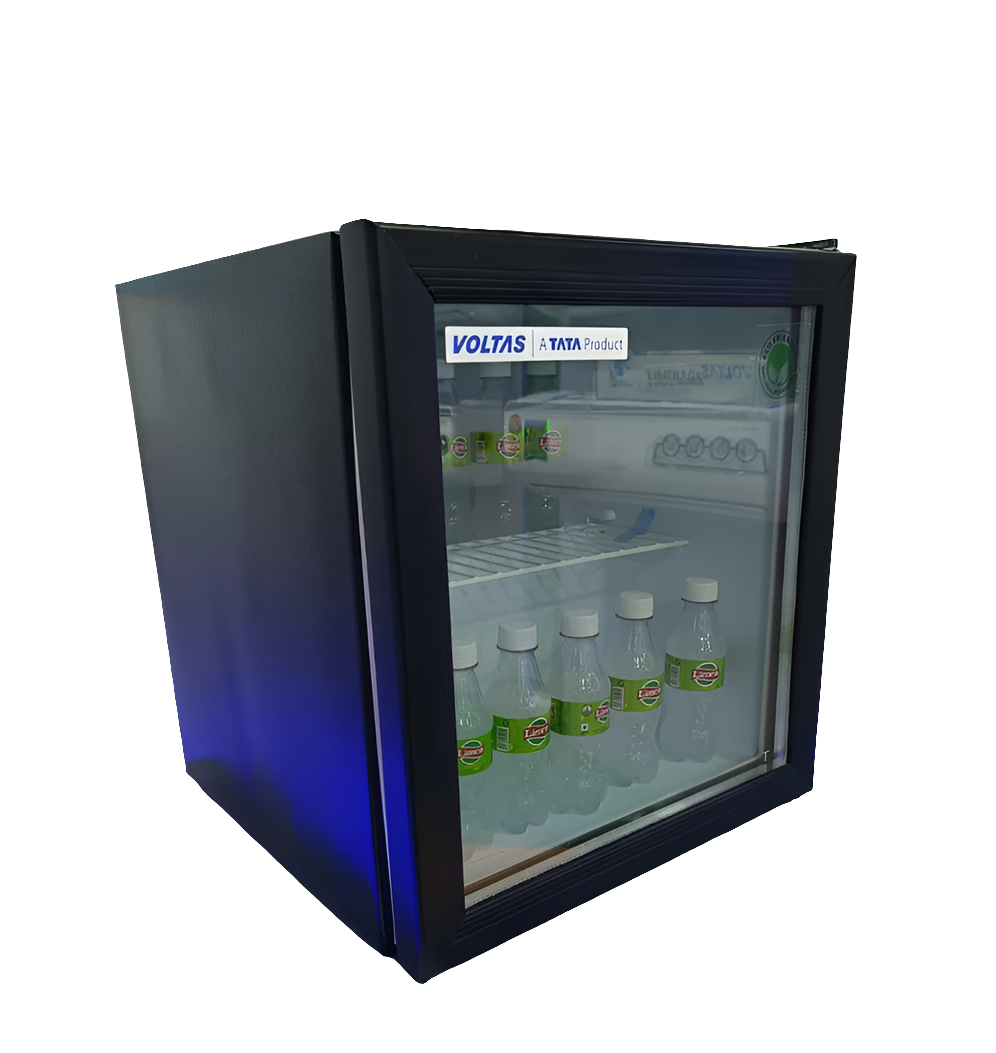 Voltas VC GT 50 MINIBAR V Cooler Single Door, 50 Liters (50 Ltrs, 1 shelves, Black)