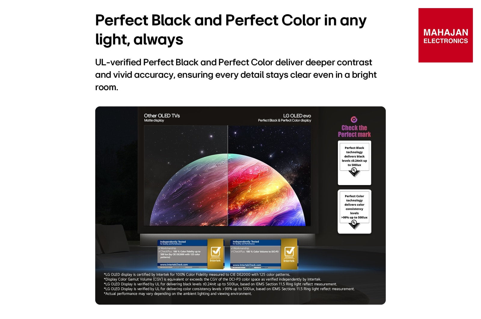 Lg OLED65C6PLA 164 cm (65) LG OLED evo AI C6 4K Smart TV with α11 AI Processor Gen3, with Dolby Vision & – Mahajan Electronics Online.