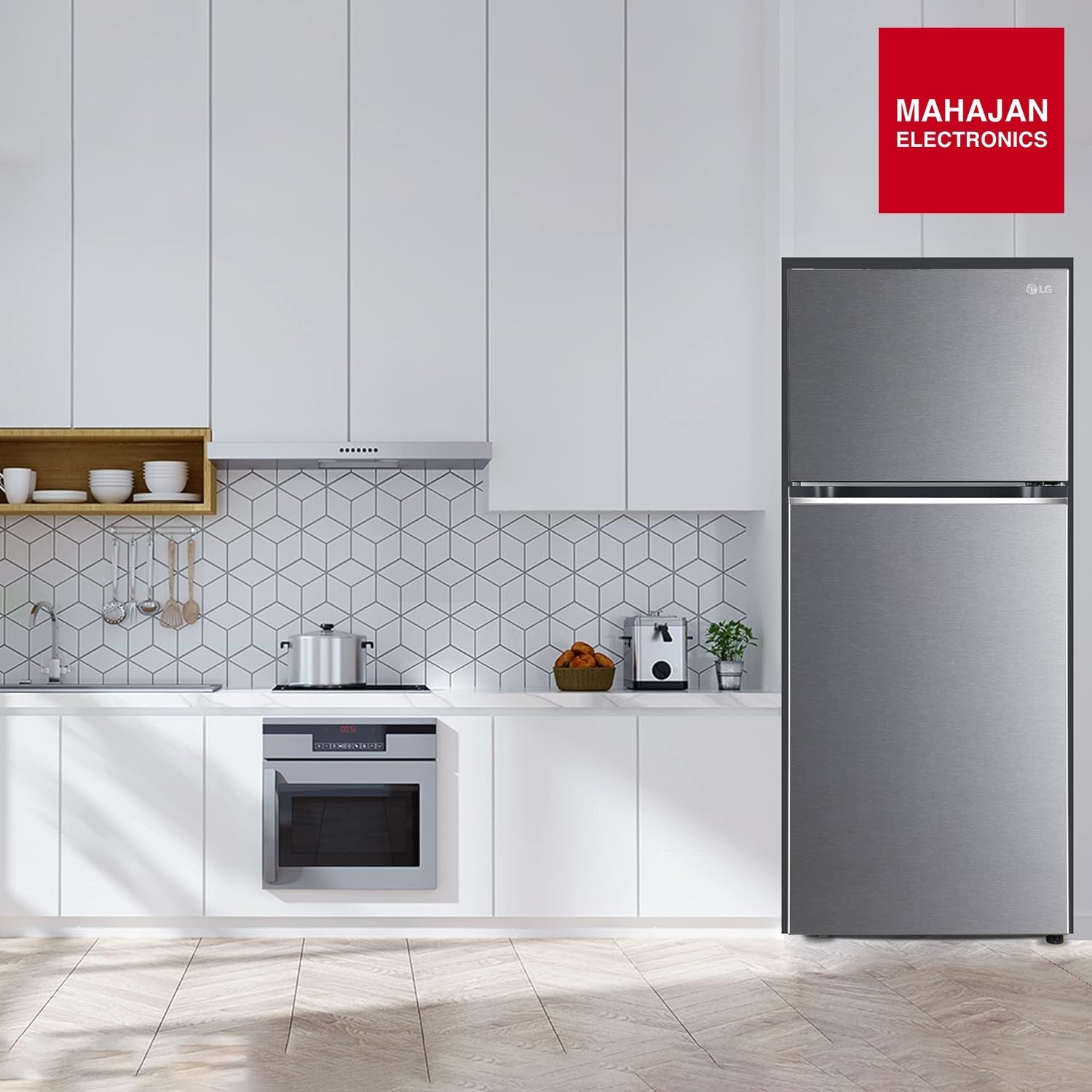 LG GLT3216NFDS 322L 1 Star Frost Free Double Door Refrigerator 2026 Mahajan Electronics Online