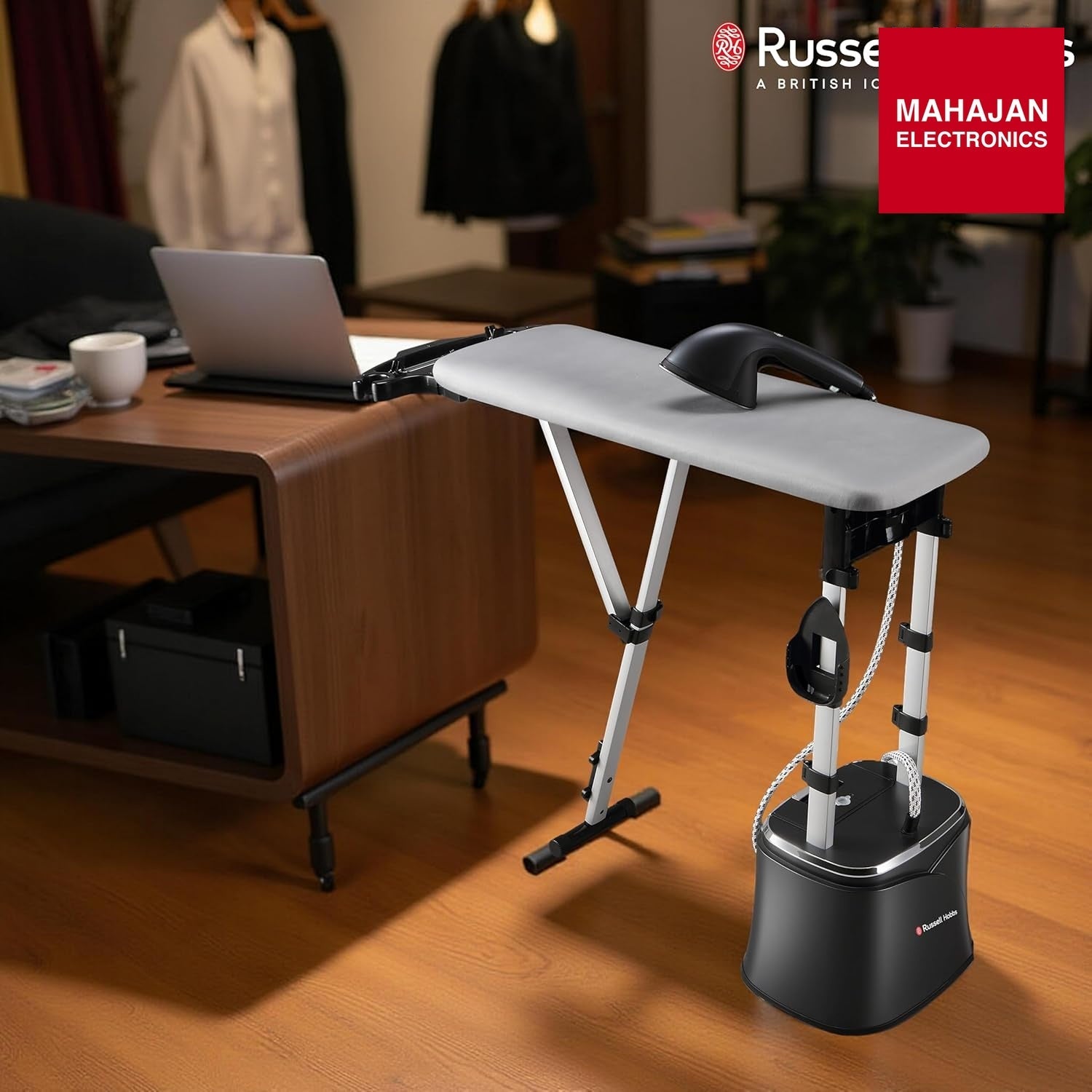 Russell Hobbs RGS2000SS Steam Station 2000W 2-in-1 Vertical Garment Steamer & Dry Iron | 2.2L Detachable – Mahajan Electronics Online.