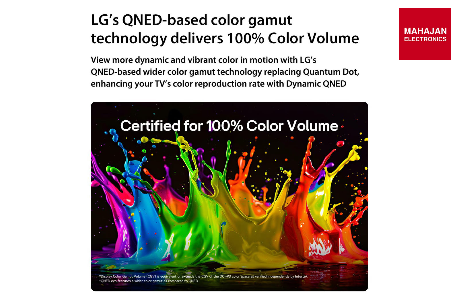 LG 65QNED82BXA 65 Inch 4K QNED Smart TV (Dolby Vision & Atmos, α8 AI Processor 4K Gen3, Black) 2026 – Mahajan Electronics Online.