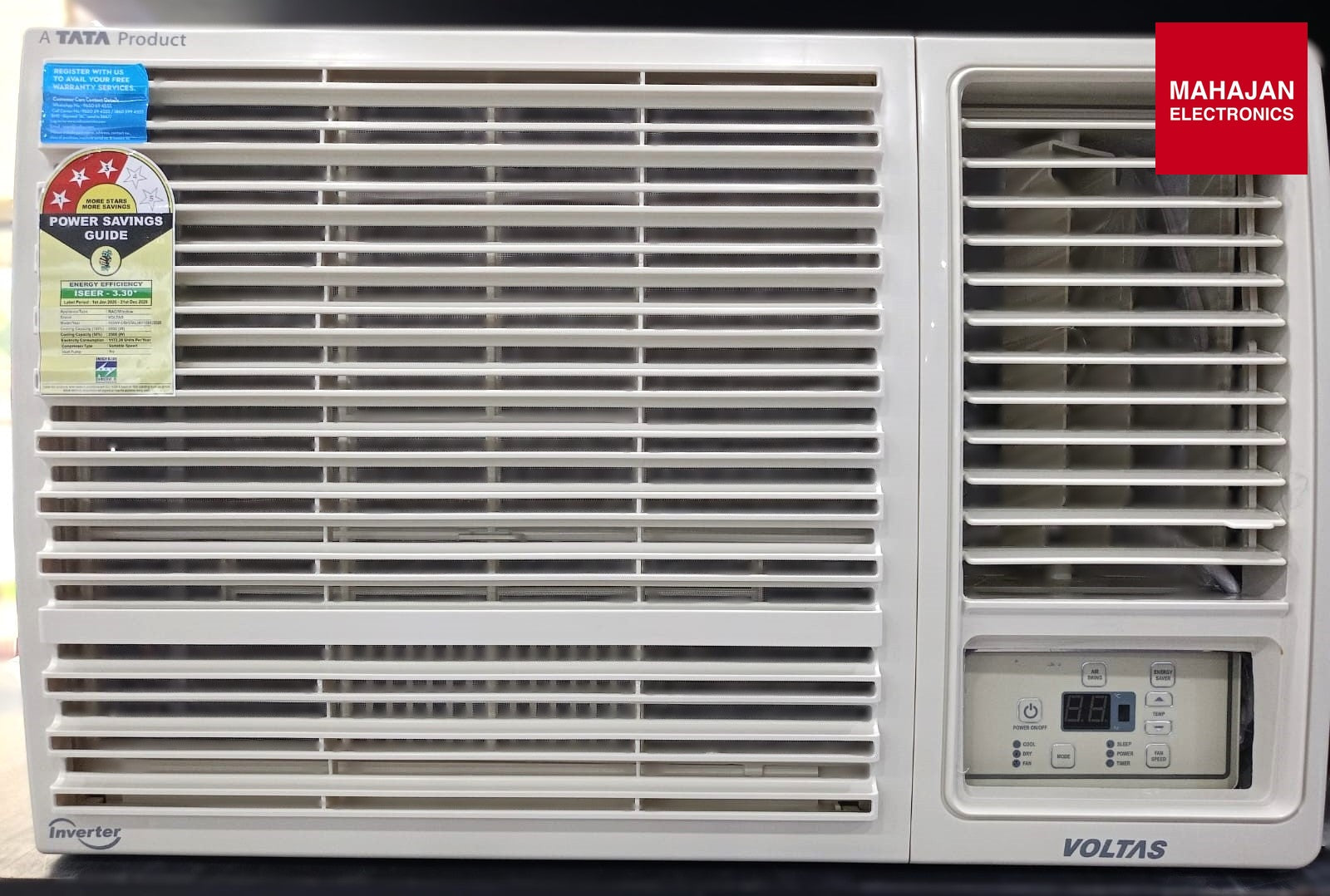 Voltas 183INV CRYSTAL, White 1.5 ton 3 Star Inverter Window AC (Copper, 2-in-1 Cooling Modes, Anti-Dust – Mahajan Electronics Online.