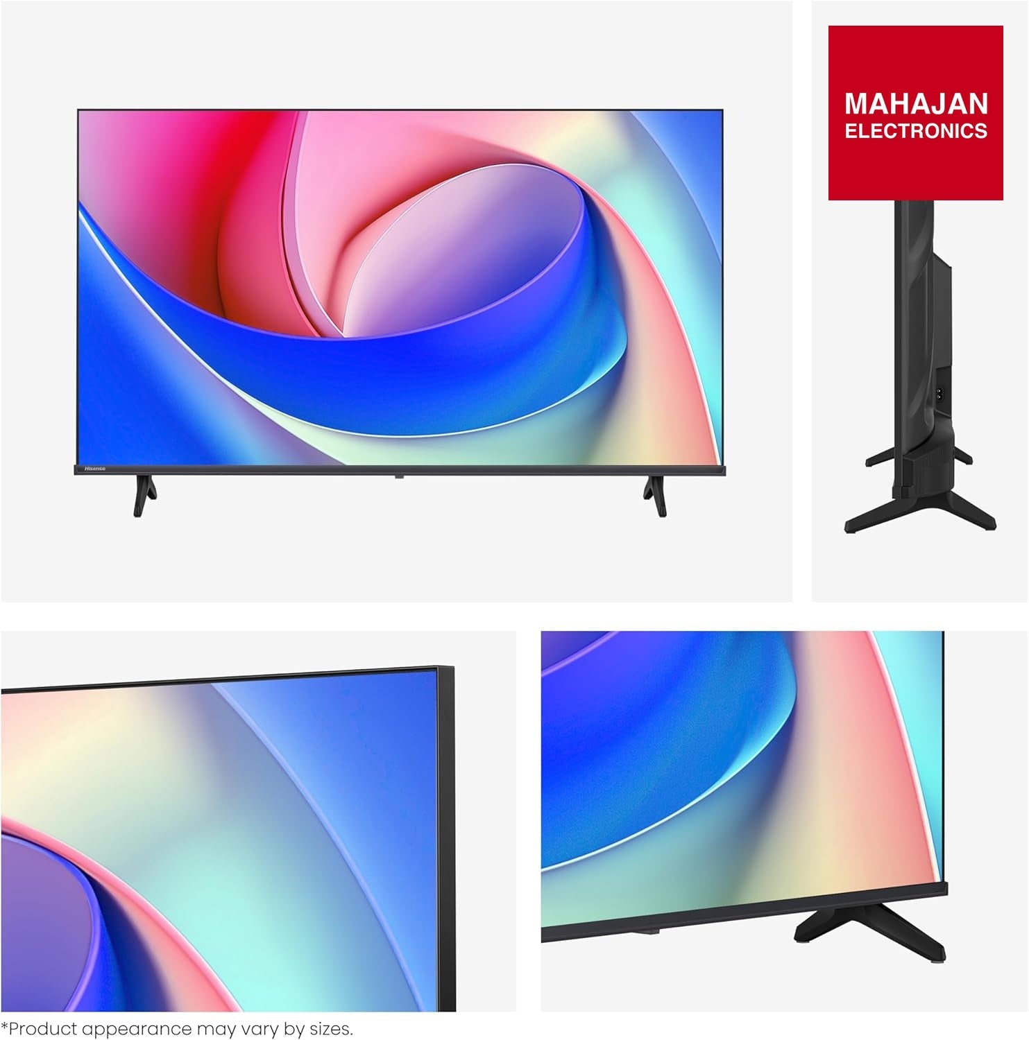 Hisense 43E4S 43 inch Smart TV, Full HD TV 43 inch, Budget Smart TV, Bezel less TV India.-Online Mahajan – Mahajan Electronics Online.