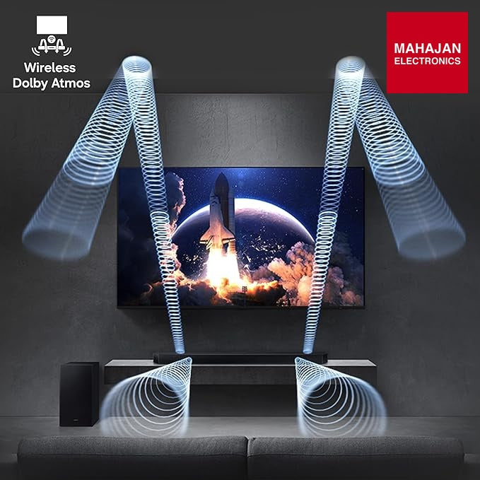 Samsung HW-Q600H/XL, Titan Black 320 W True 3.1.2ch Soundbar with Dolby Audio | Q-Symphony | Center – Mahajan Electronics Online.