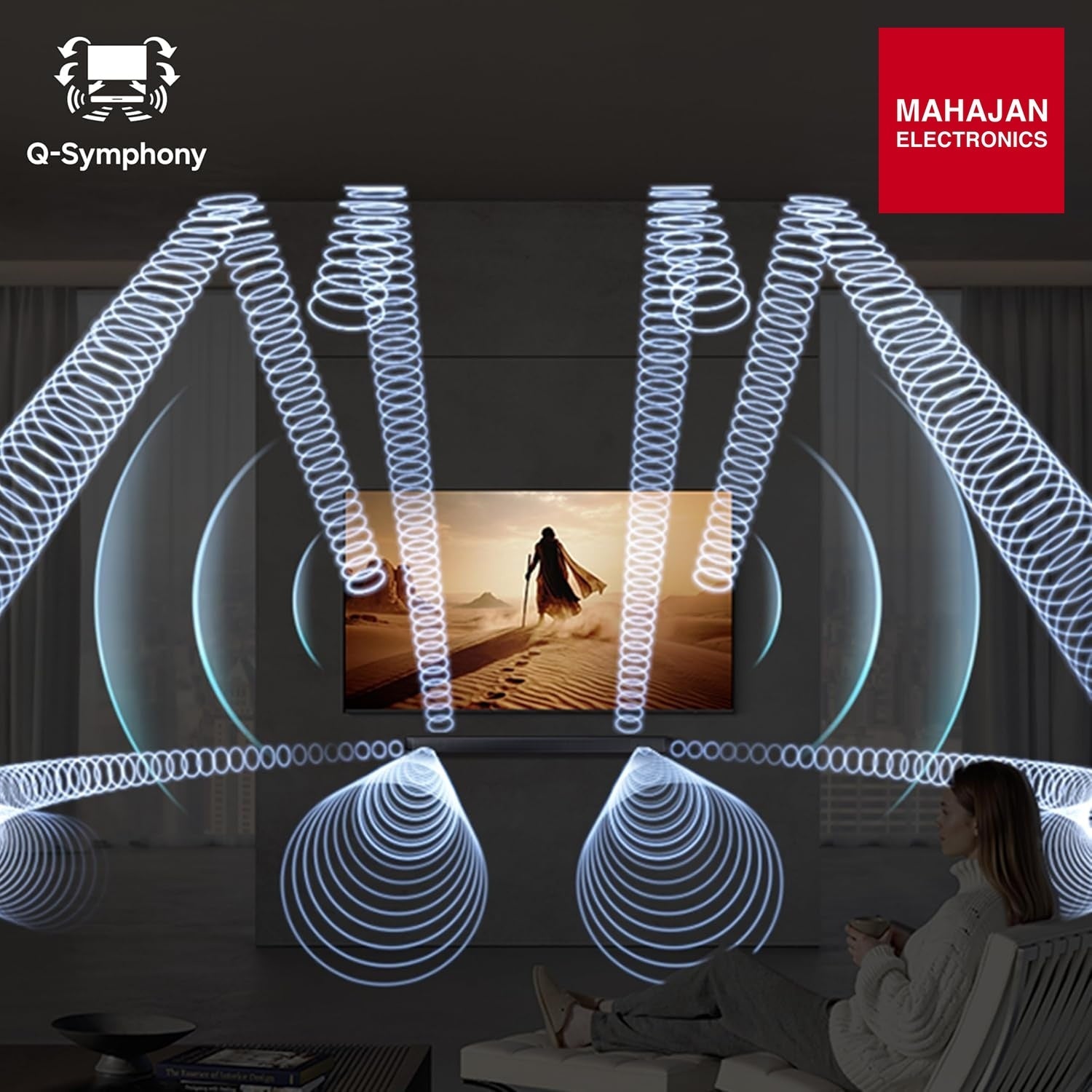Samsung HW-Q600H/XL, Titan Black 320 W True 3.1.2ch Soundbar with Dolby Audio | Q-Symphony | Center – Mahajan Electronics Online.