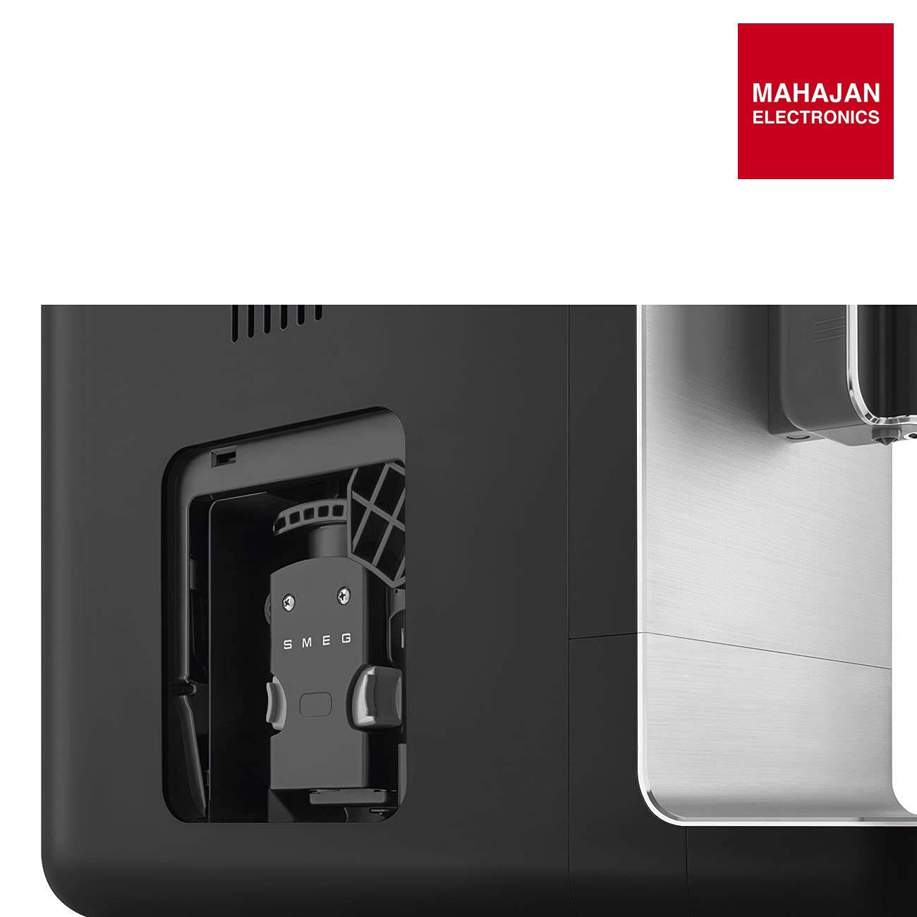Smeg, BCC12BLMEU Automatic Espresso Coffee Machine, Steam Lance, Integrated Coffee Grinder, 1.4L Tank – Mahajan Electronics Online.