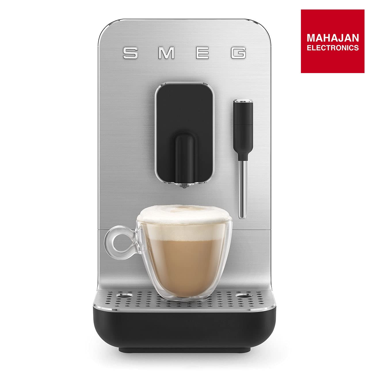 Smeg, BCC12BLMEU Automatic Espresso Coffee Machine, Steam Lance, Integrated Coffee Grinder, 1.4L Tank – Mahajan Electronics Online.