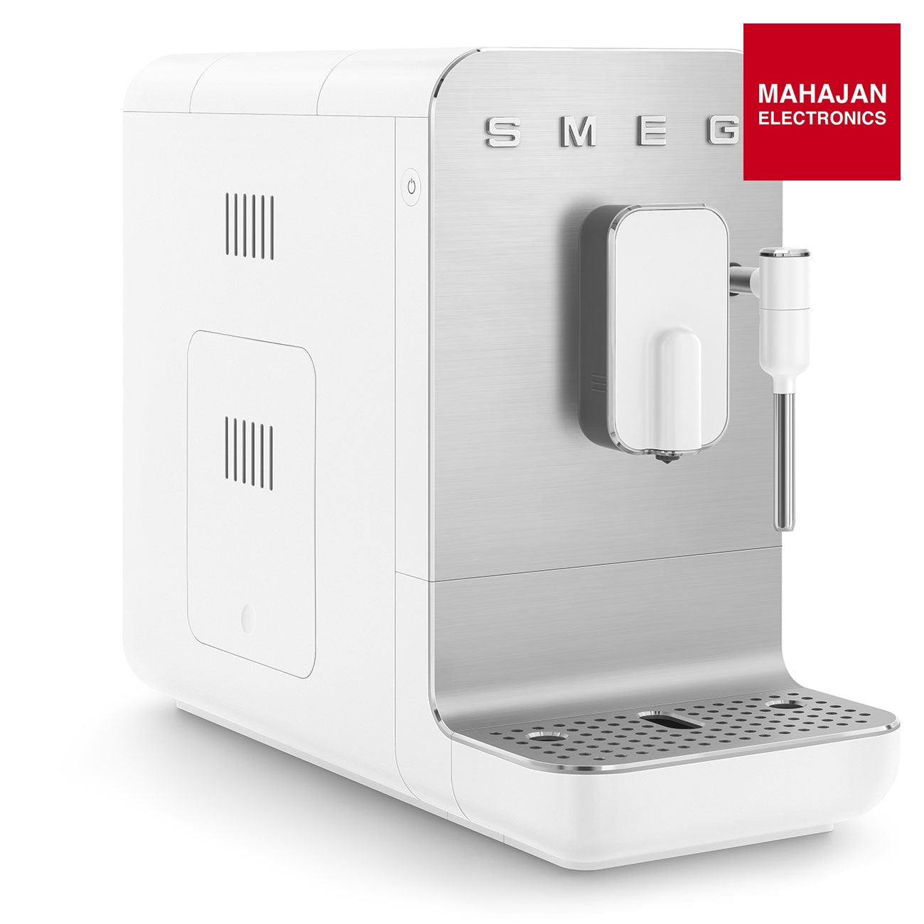 Smeg BCC12WHMEU White Automatic Coffee Machine, Original Italian Brand, One Touch Direct Bean to Cup, 6+ Hot – Mahajan Electronics Online.