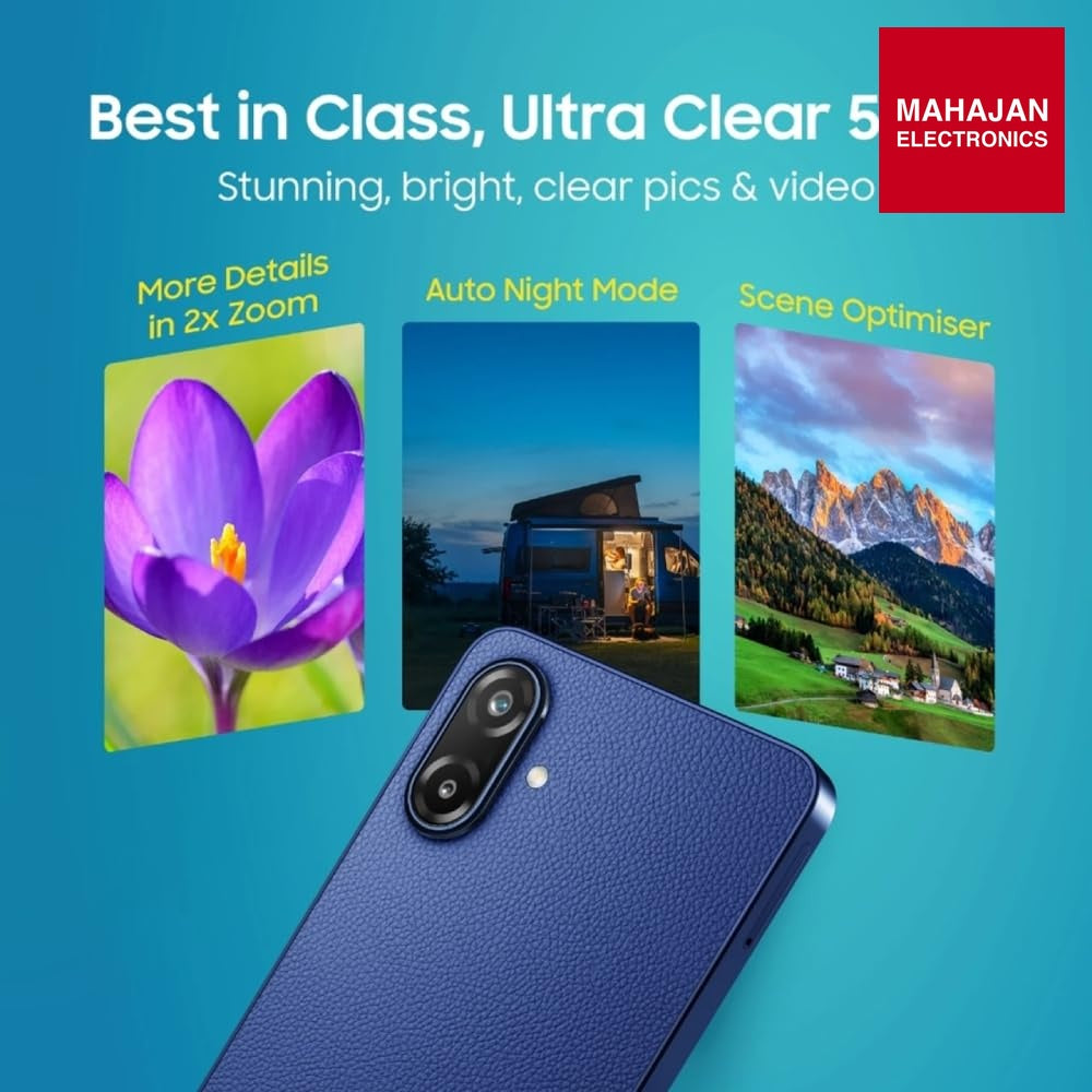 Samsung Galaxy F70e 5G (Limelight Green, 128 GB) (4 GB RAM) | 6000 mAh Battery | Dimensity 6300 | Octa Core – Mahajan Electronics Online.