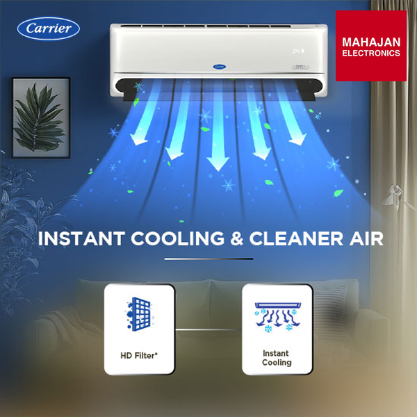 Carrier 24K INDUS GX 2 Ton 2 Star AFixed Speed Split AC ( R32, Copper Condenser, PM 2.5 Filter, Heating & – Mahajan Electronics Online.