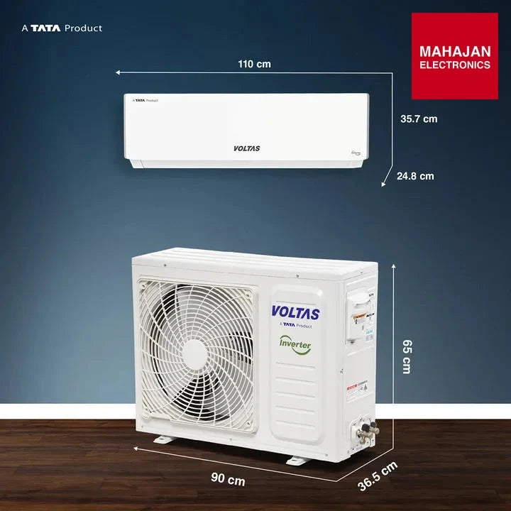 Voltas 245INV VACTRA PLUSH 2 Ton 5 Star Inverter Split AC (2026 Series)-Made in india-Online Mahajan – Mahajan Electronics Online.