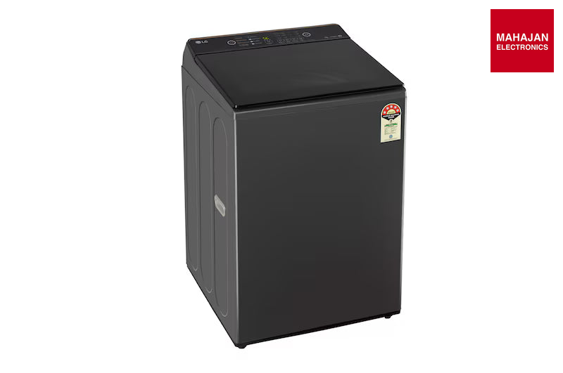 LG T90KMMB3Z 9Kg Top Load Washing Machine, Hard Water Wash, Middle Black, 5 Star-Online Mahajan Electronics – Mahajan Electronics Online.