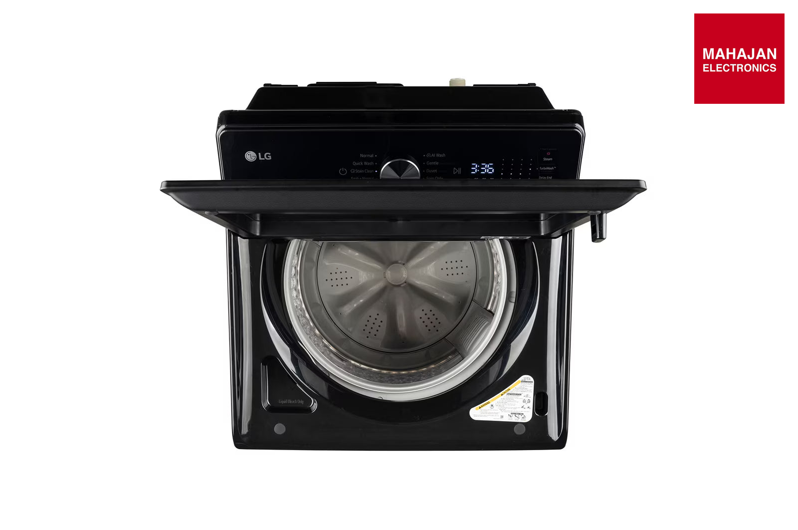 LG TX311SWO 11Kg Top Load Washing Machine, AI Direct Drive™, In-Built Heater, Stain Clean, Onyx Black, 5 Star – Mahajan Electronics Online.