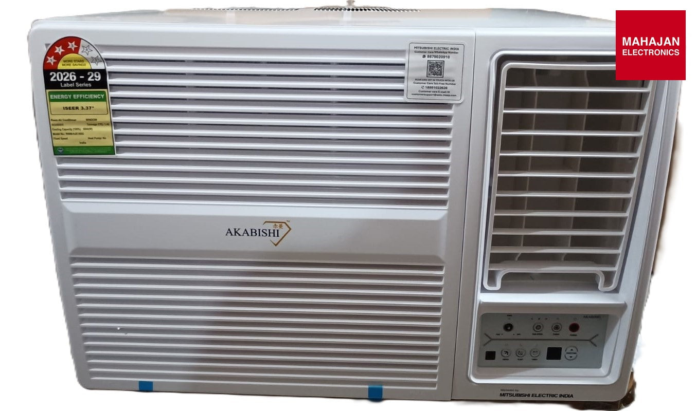 Mitsubishi Electric RWM-HJE18SG-AB1 1.5 Ton 3 Star Window AC | Copper Condenser | R32 Refrigerant | Mahajan – Mahajan Electronics Online.