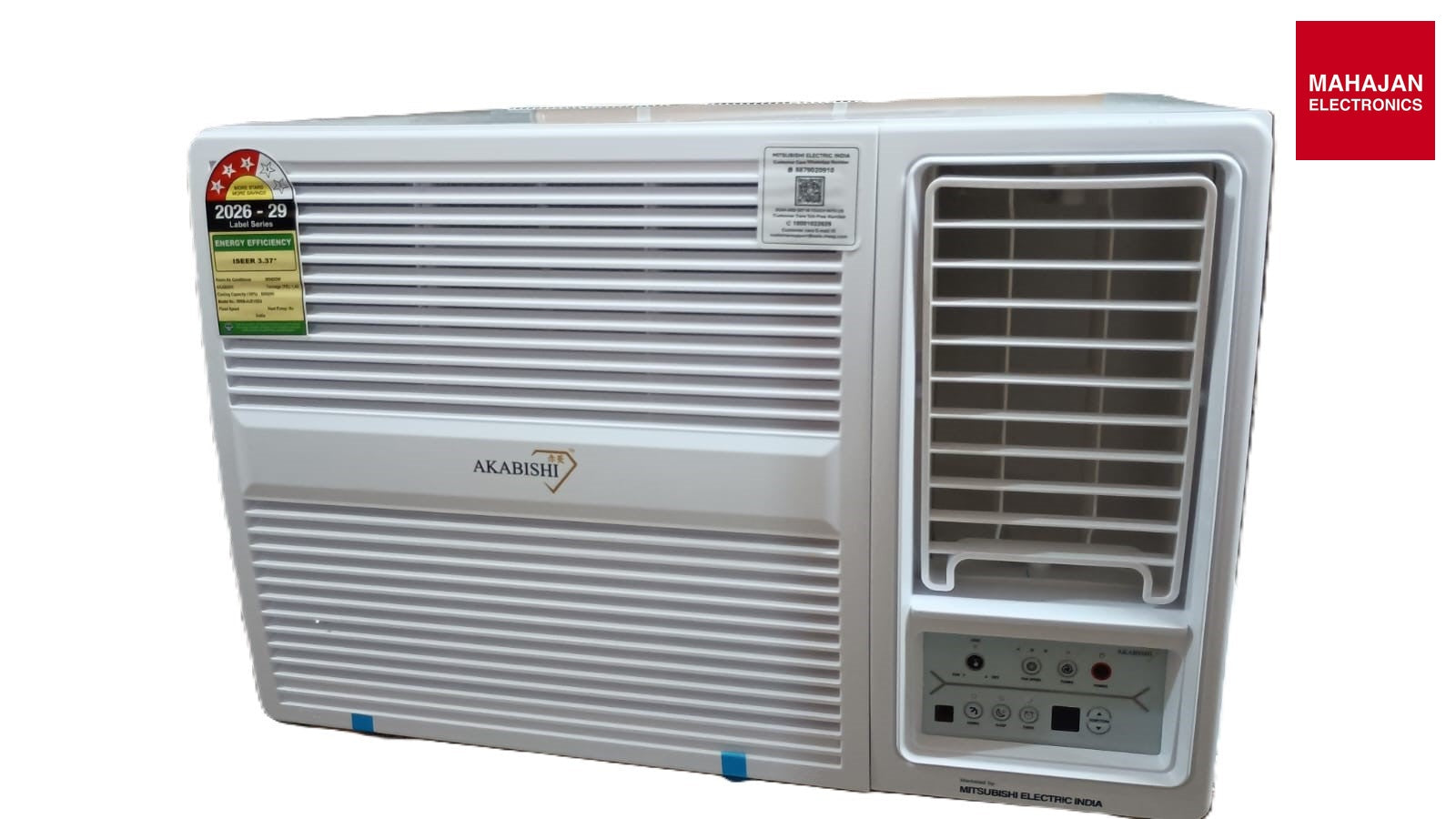 Mitsubishi Electric RWM-HJE18SG-AB1 1.5 Ton 3 Star Window AC | Copper Condenser | R32 Refrigerant | Mahajan – Mahajan Electronics Online.