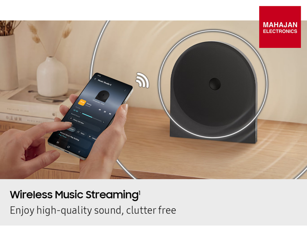 Samsung HW-LS50H/XL Music Studio 5 LS50H WiFi-Bluetooth Wireless Speaker (2026) – Mahajan Electronics Online.