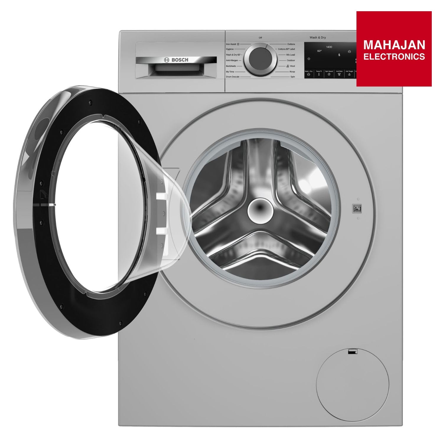 Bosch Series 6 WNA2740SIN 12 kg Wash / 7 kg Dry Fully Automatic Front Load Washer Dryer | 1400 RPM – Mahajan Electronics Online.