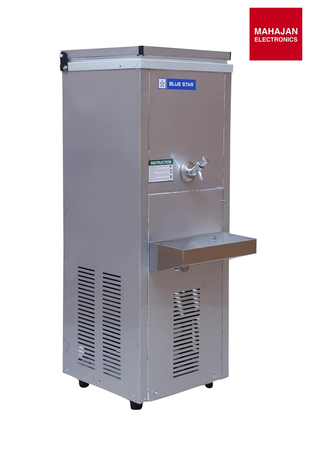 Blue Star SWC-H1515SS 20 Litre Stainless Steel Water Cooler | 20 LPH Cooling | 1 Tap | Silent & Fast Cooling-Online Mahajan Electronics