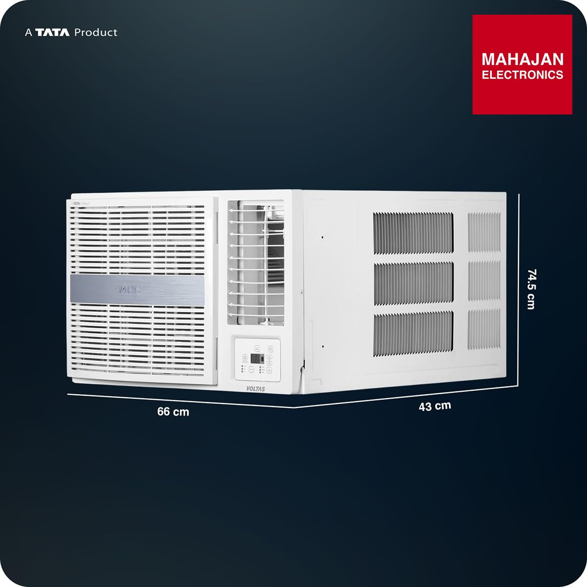 Voltas 182FS PEARL 1.5 ton 2 Star Fixed Speed Window AC (Copper, Anti Dust Filter, 2-Way Air Swing, Memory – Mahajan Electronics Online.