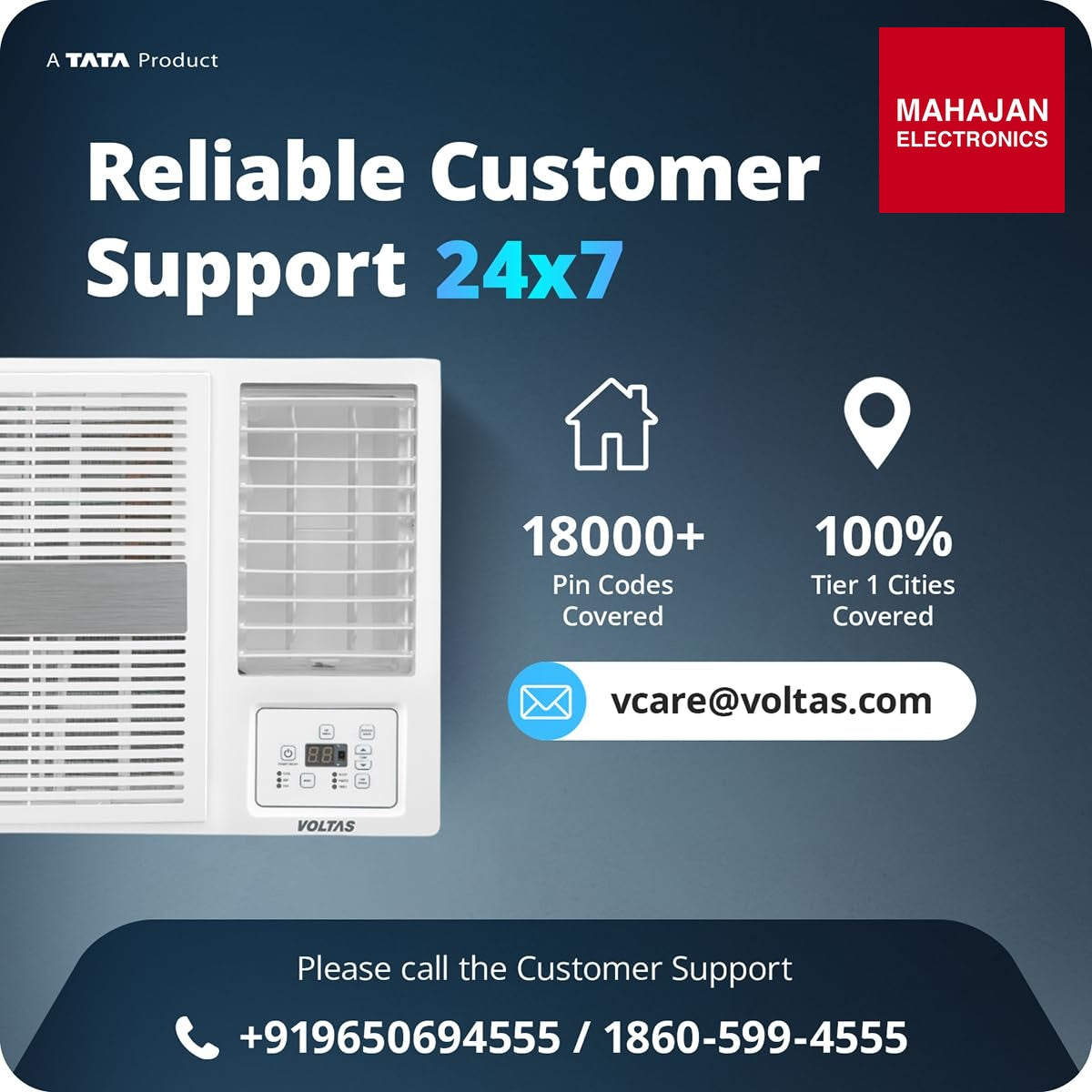 Voltas 182FS PEARL 1.5 ton 2 Star Fixed Speed Window AC (Copper, Anti Dust Filter, 2-Way Air Swing, Memory – Mahajan Electronics Online.