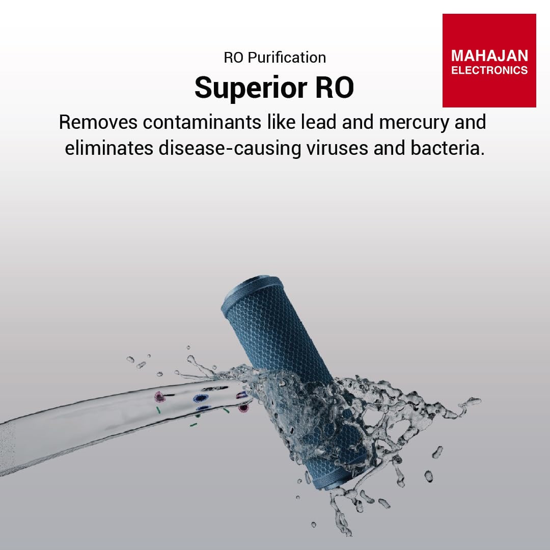Aquaguard Sure Champ RO+UV 1X Water Purifier | Free Service Plan Worth ₹2000 | Suitable for Borewell, Tanker – Mahajan Electronics Online.