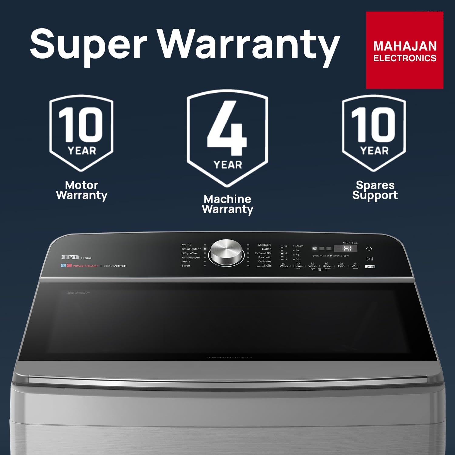 IFB TL111IN3SWID 11 Kg 5 Star AI Powered DeepClean® Technology Fully Automatic Top Load Washing Machine with – Mahajan Electronics Online.