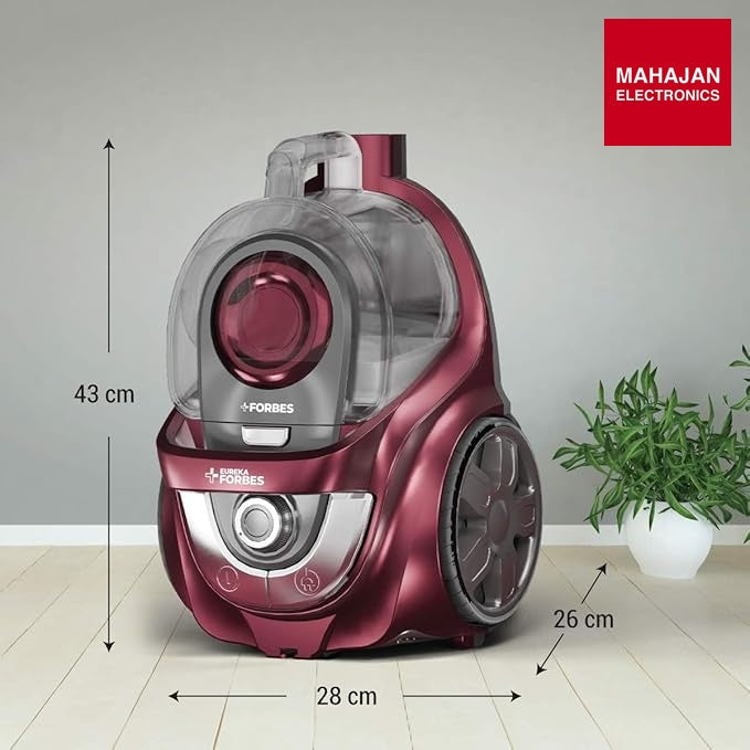 Eureka Forbes Tornado Vacuum Cleaner | Powerful 24 kPa Suction | Metal Telescopic Tube | Cyclonic Technology – Mahajan Electronics Online.