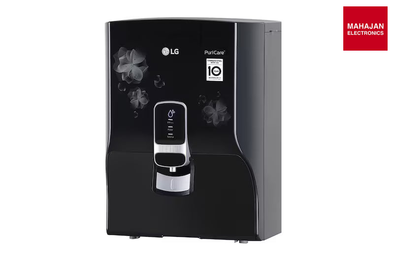 LG WW151NT 8L RO+UV+Mineral Booster Water Purifier, Steel Tank, Black-Online Mahajan Electronics – Mahajan Electronics Online.