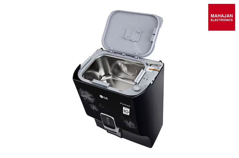 LG WW151NT 8L RO+UV+Mineral Booster Water Purifier, Steel Tank, Black-Online Mahajan Electronics – Mahajan Electronics Online.