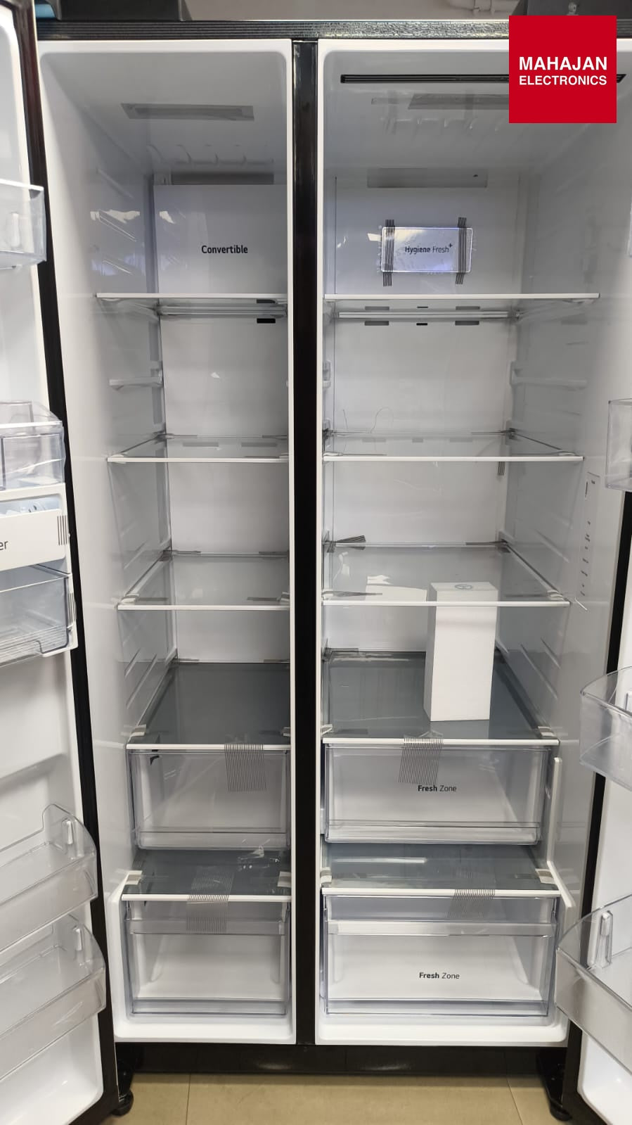 LG GL-B277GNB3.DNBZEBN 790L Side By Side Refrigerator | Smart Inverter Compressor | Door Cooling+™ | Wi-Fi – Mahajan Electronics Online.