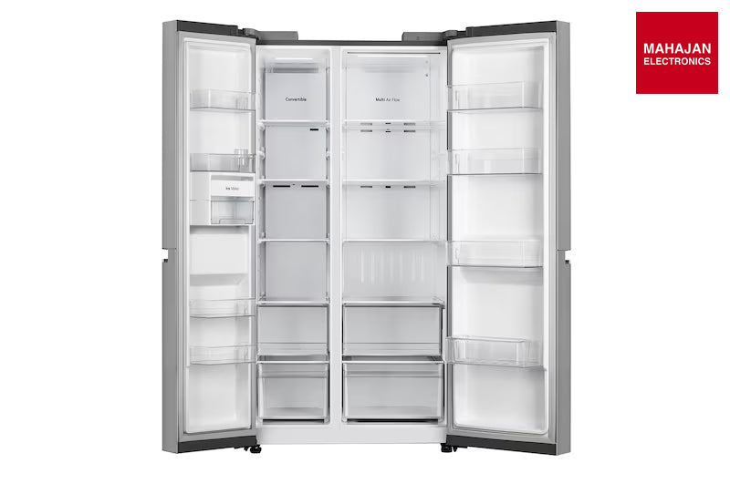 LG GL-B277GPZ3 790 L Side-by-Side Refrigerator, Wi-Fi Convertible, Hygiene Fresh+™, Smart Diagnosis™, Shiny – Mahajan Electronics Online.