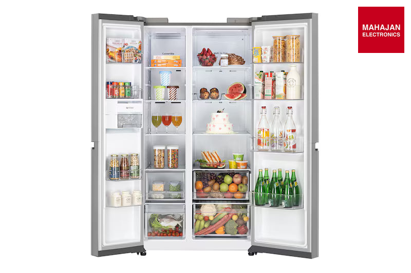 LG GL-B277GPZ3 790 L Side-by-Side Refrigerator, Wi-Fi Convertible, Hygiene Fresh+™, Smart Diagnosis™, Shiny – Mahajan Electronics Online.