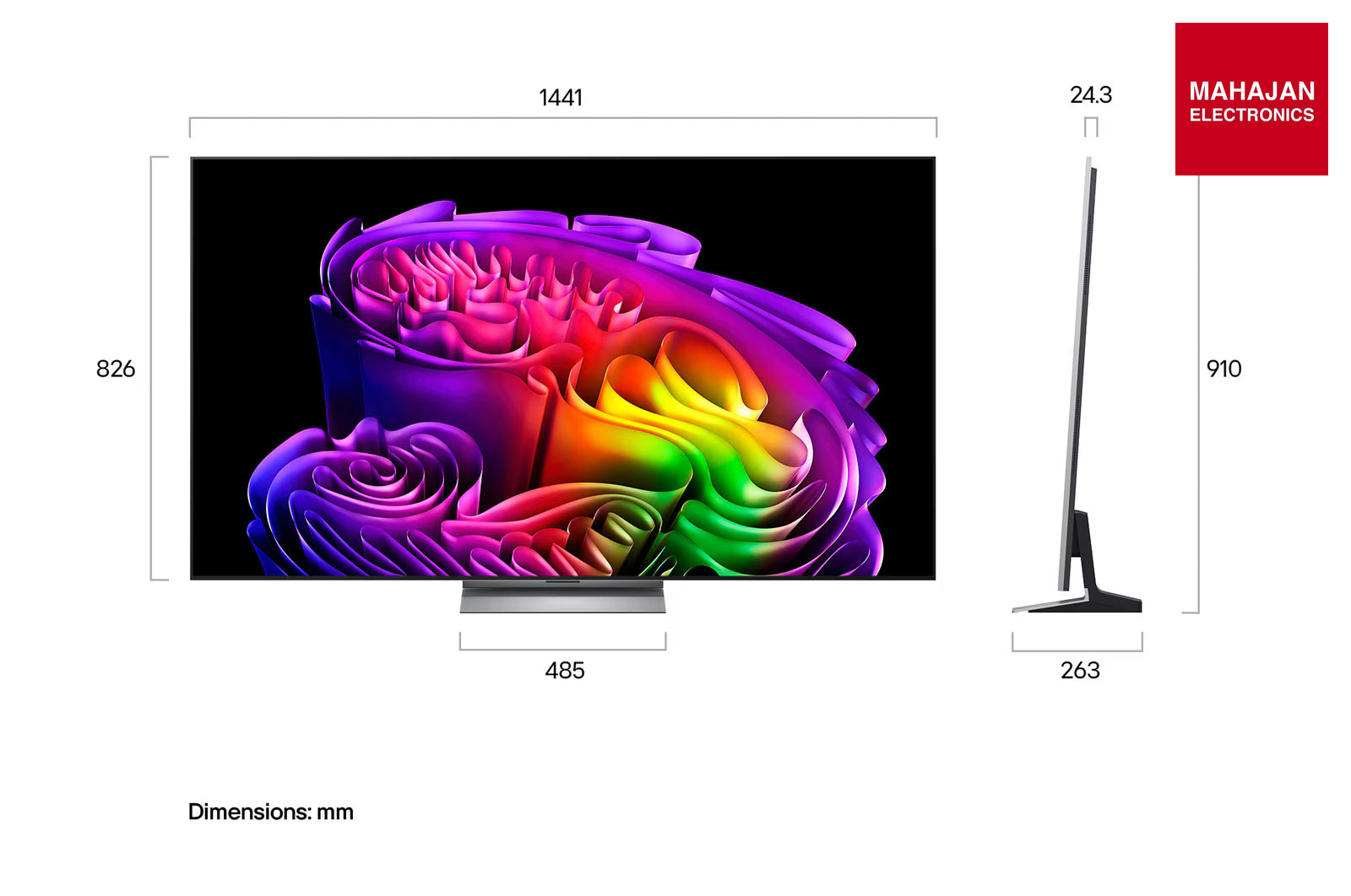 LG OLED65G6PLA 164 cm (65) OLED evo AI G6 4K Smart TV OLED65G6PLA with α11 AI Processor Gen3, with Dolby – Mahajan Electronics Online.