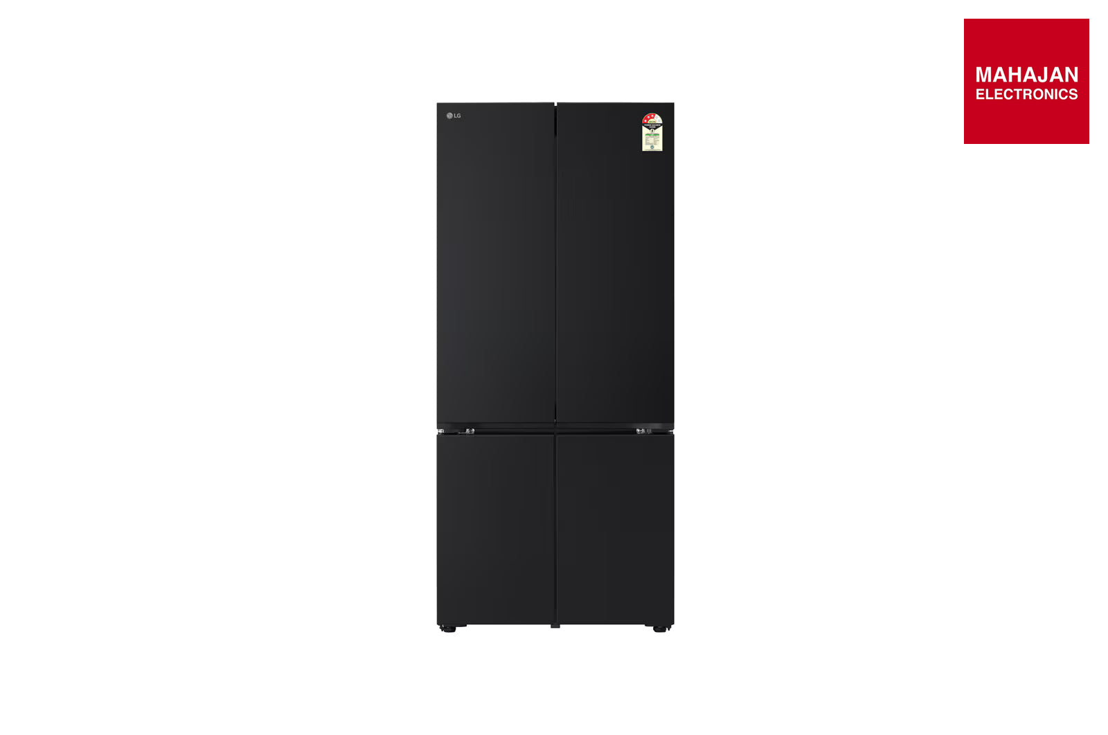 LG GV-B25FFGMB 610L French Door Refrigerator, Fresh Converter+, Wi-Fi Convertible, DoorCooling+ Black Glass – Mahajan Electronics Online.