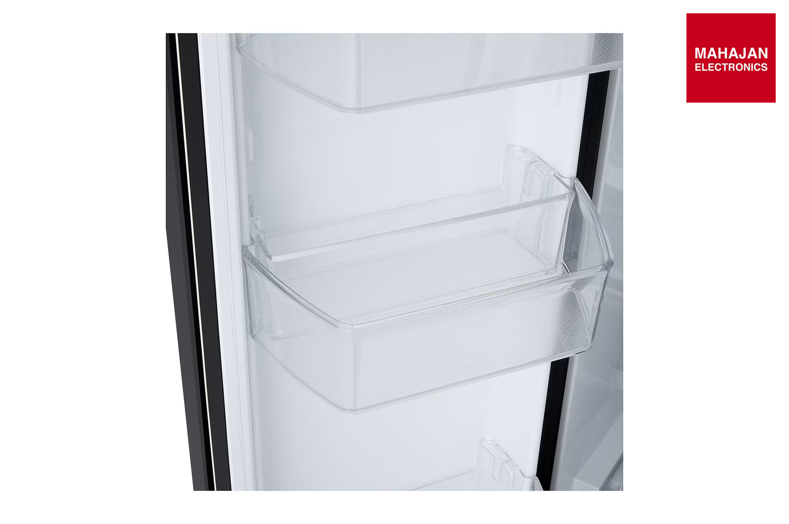 LG GV-B25FFGMB 610L French Door Refrigerator, Fresh Converter+, Wi-Fi Convertible, DoorCooling+ Black Glass – Mahajan Electronics Online.